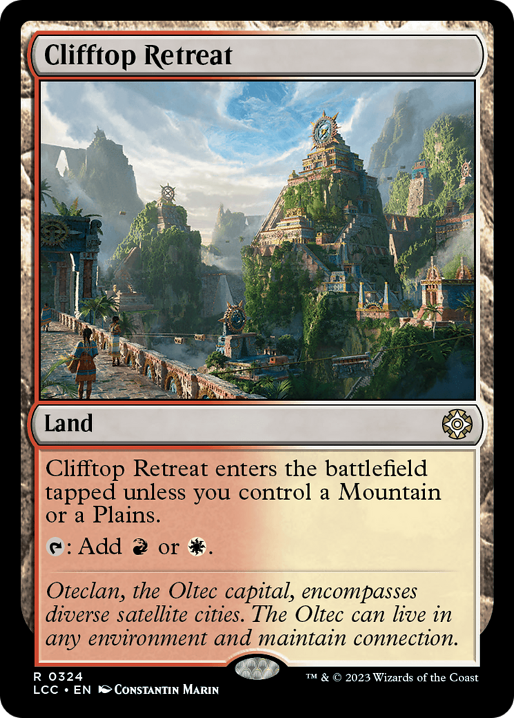 Clifftop Retreat [The Lost Caverns of Ixalan Commander] - Destination Retro