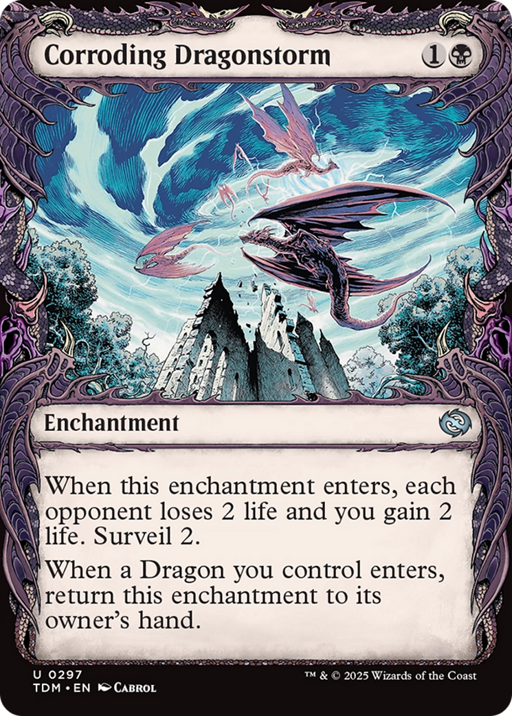 Corroding Dragonstorm (Showcase) [Tarkir: Dragonstorm] - Destination Retro