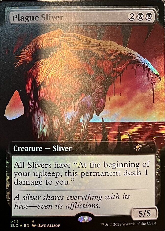 Plague Sliver (Extended Art) [Secret Lair Drop Promos] - Destination Retro