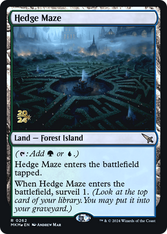 Hedge Maze [Murders at Karlov Manor Prerelease Promos] - Destination Retro