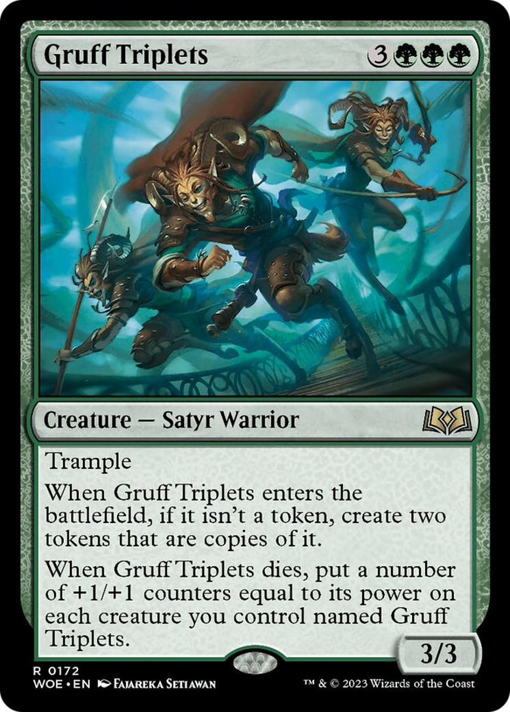 Gruff Triplets [Wilds of Eldraine] - Destination Retro