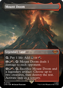 Mount Doom (Borderless) (Surge Foil) [The Lord of the Rings: Tales of Middle-Earth] - Destination Retro
