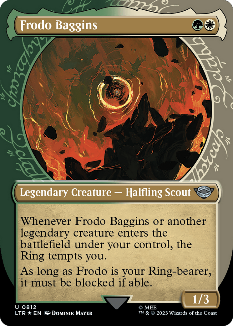 Frodo Baggins (Showcase) (Surge Foil) [The Lord of the Rings: Tales of Middle-Earth] - Destination Retro