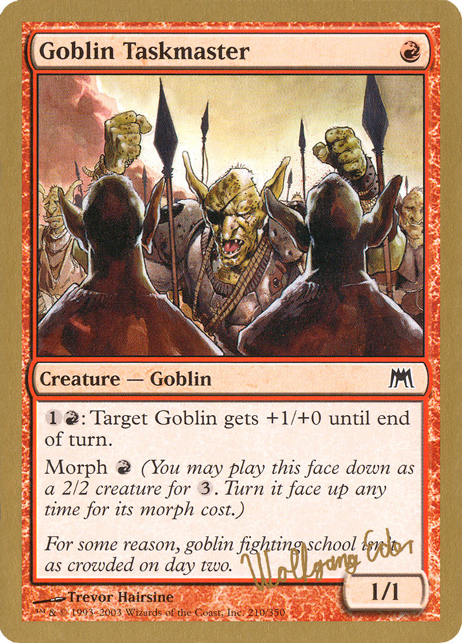 Goblin Taskmaster (Wolfgang Eder) [World Championship Decks 2003] - Destination Retro