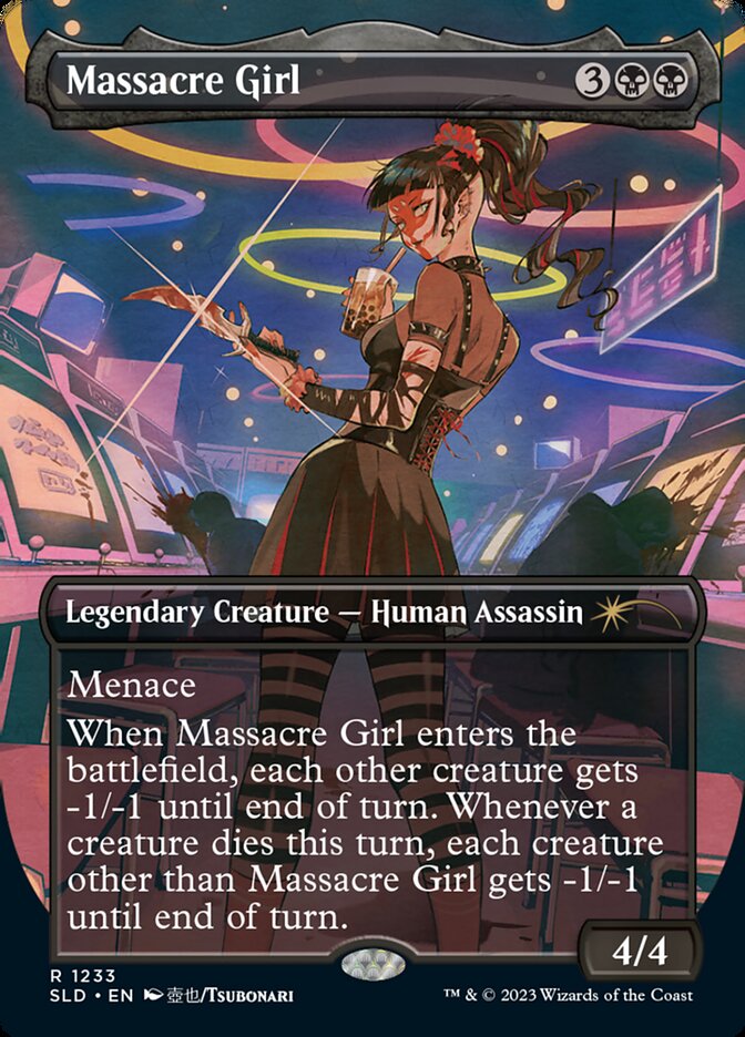 Massacre Girl (Borderless) [Secret Lair Drop Series] - Destination Retro
