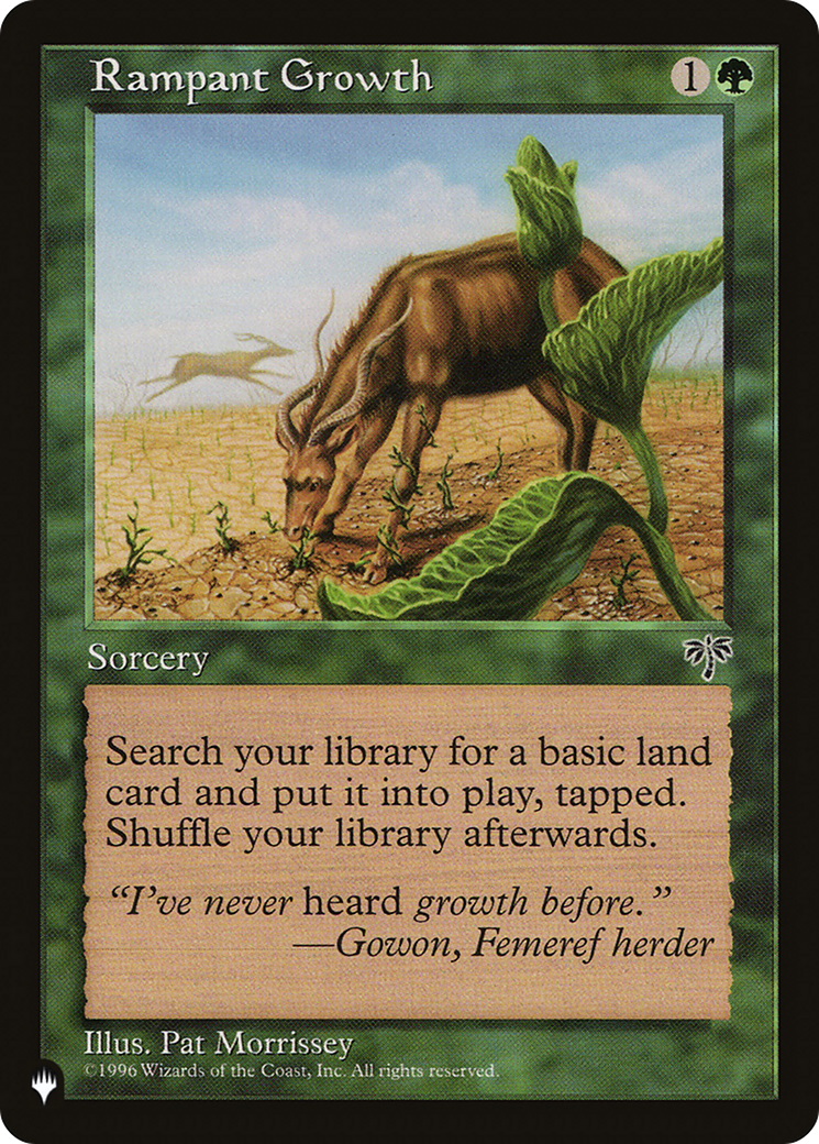 Rampant Growth (MIR) [The List] - Destination Retro