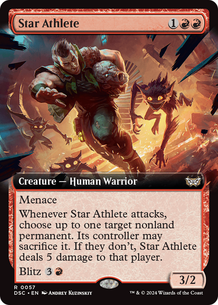 Star Athlete (Extended Art) [Duskmourn: House of Horror Commander] - Destination Retro