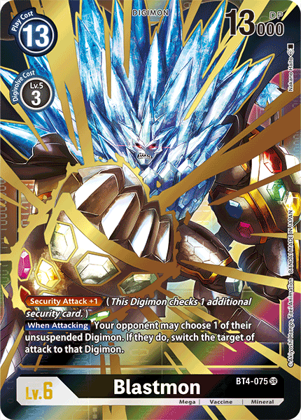 Blastmon [BT4-075] (Alternate Art) [Great Legend] - Destination Retro
