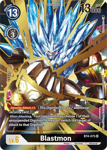 Blastmon [BT4-075] (Alternate Art) [Great Legend] - Destination Retro