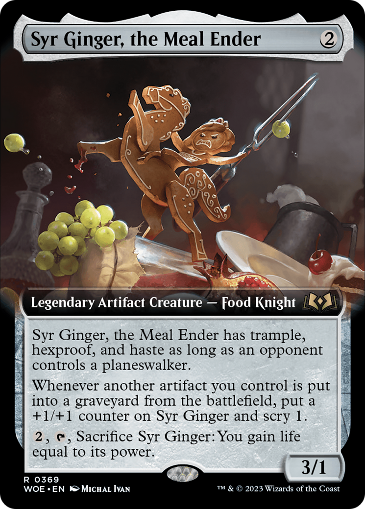 Syr Ginger, the Meal Ender (Extended Art) [Wilds of Eldraine] - Destination Retro