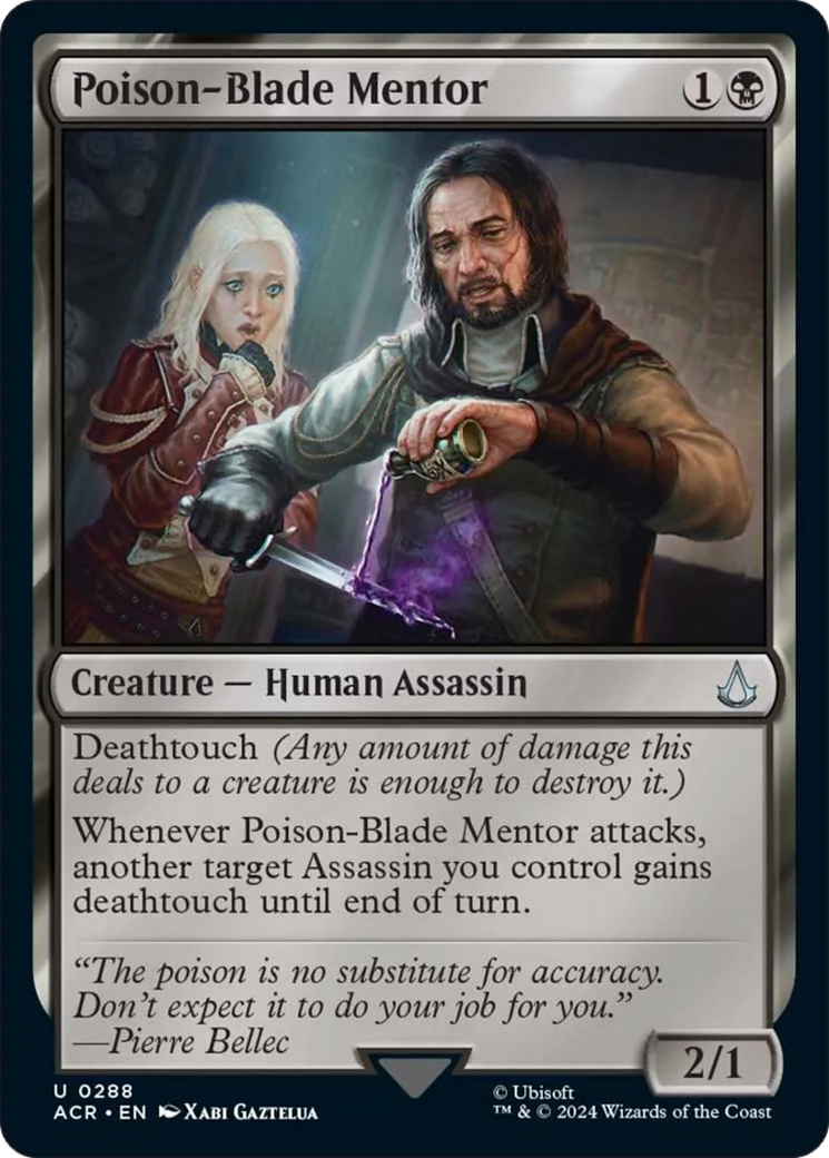 Poison-Blade Mentor [Assassin's Creed] - Destination Retro