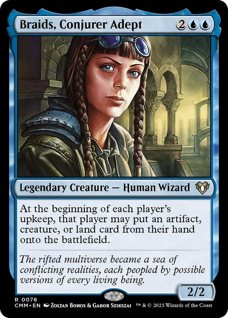 Braids, Conjurer Adept [Commander Masters] - Destination Retro