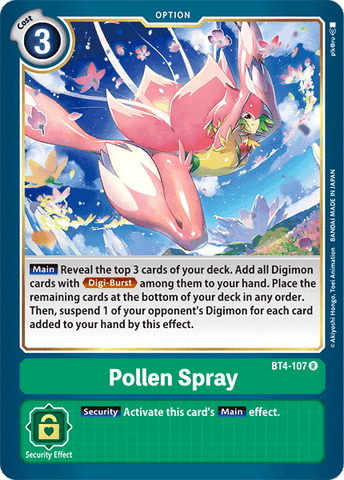 Pollen Spray [BT4-107] [Great Legend] - Destination Retro
