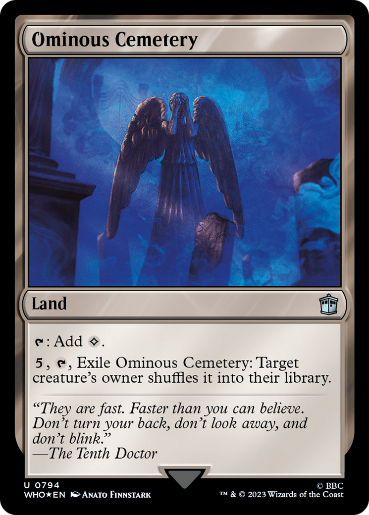 Ominous Cemetery (Surge Foil) [Doctor Who] - Destination Retro