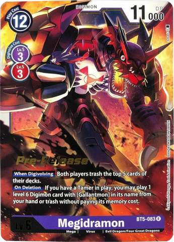 Megidramon [BT5-083] [Battle of Omni Pre-Release Promos] - Destination Retro