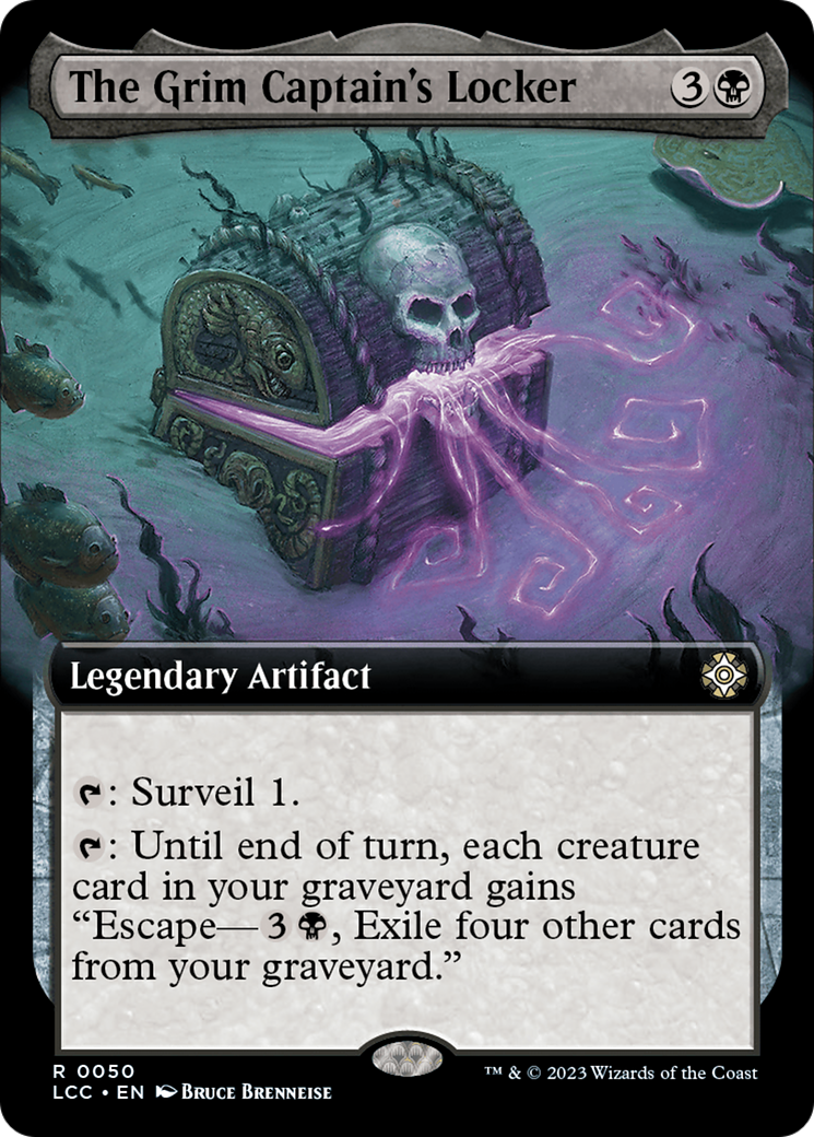 The Grim Captain's Locker (Extended Art) [The Lost Caverns of Ixalan Commander] - Destination Retro