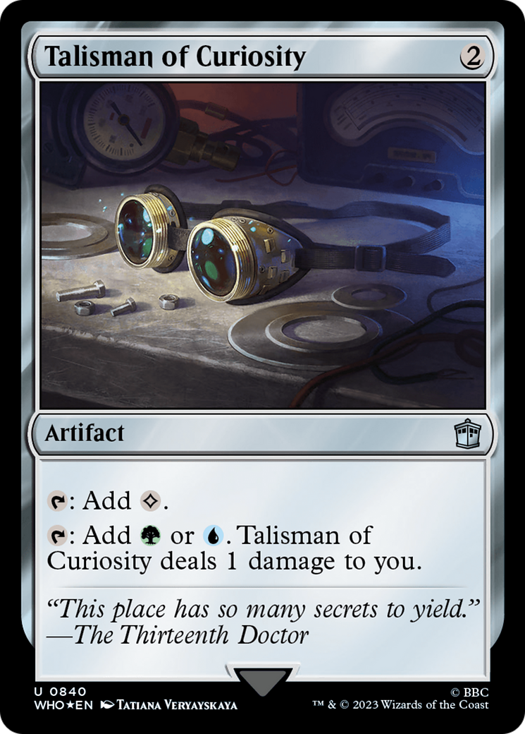 Talisman of Curiosity (Surge Foil) [Doctor Who] - Destination Retro