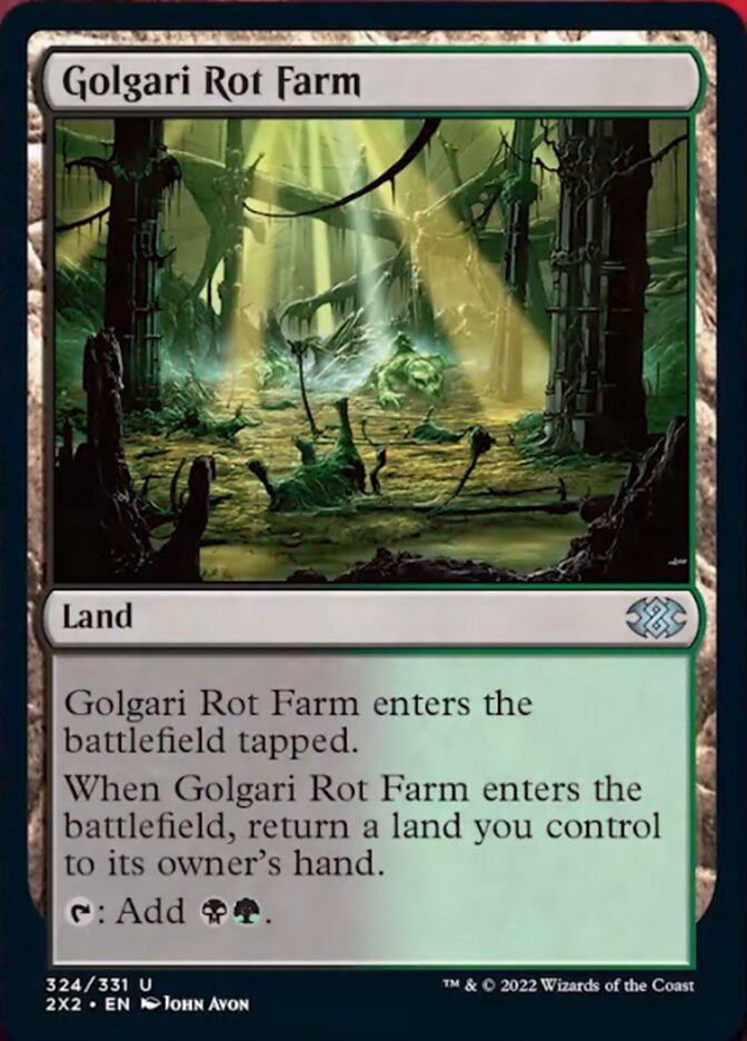 Golgari Rot Farm [Double Masters 2022] - Destination Retro