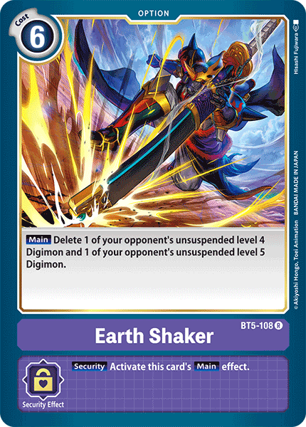 Earth Shaker [BT5-108] [Battle of Omni] - Destination Retro