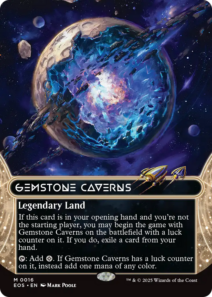 Gemstone Caverns (0016) (Borderless) [Edge of Eternities: Stellar Sights] - Destination Retro