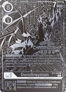 DoruGreymon [BT7-064] (2022 Championship Finals 2nd Place) [Next Adventure Promos] - Destination Retro