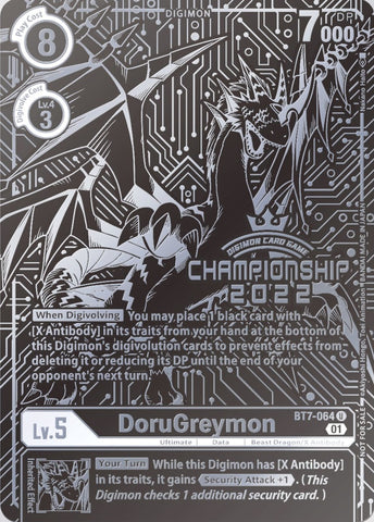 DoruGreymon [BT7-064] (2022 Championship Finals 2nd Place) [Next Adventure Promos] - Destination Retro