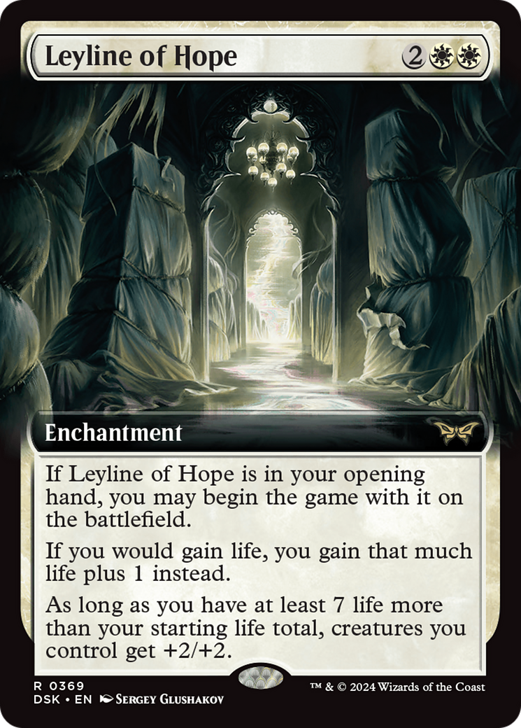 Leyline of Hope (Extended Art) [Duskmourn: House of Horror] - Destination Retro
