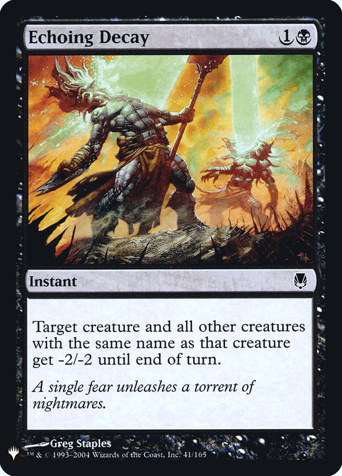 Echoing Decay [Mystery Booster] - Destination Retro