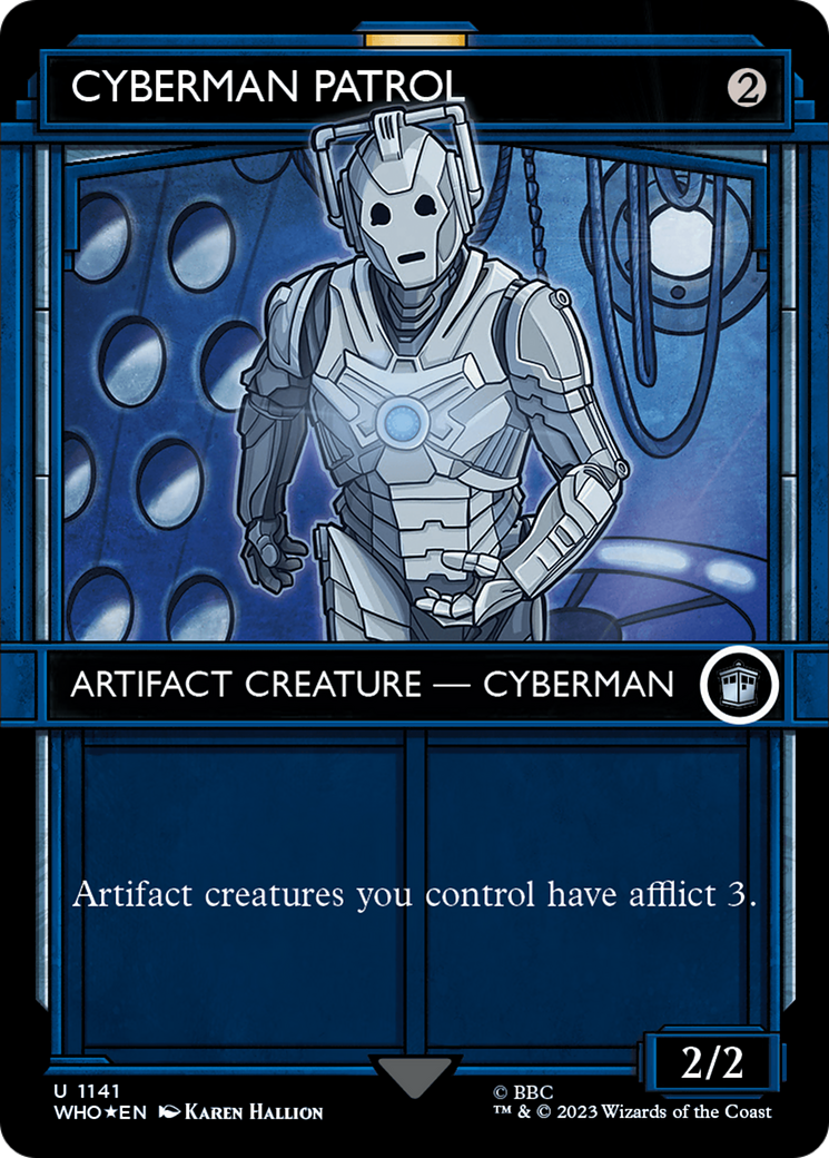 Cyberman Patrol (Showcase) (Surge Foil) [Doctor Who] - Destination Retro