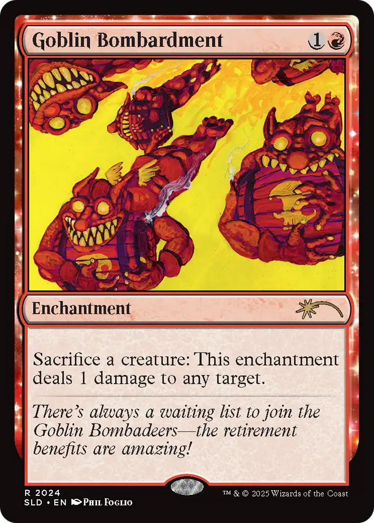 Goblin Bombardment (2024) (Rainbow Foil) [Secret Lair Drop Series] - Destination Retro