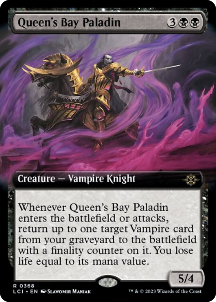 Queen's Bay Paladin (Extended Art) [The Lost Caverns of Ixalan] - Destination Retro