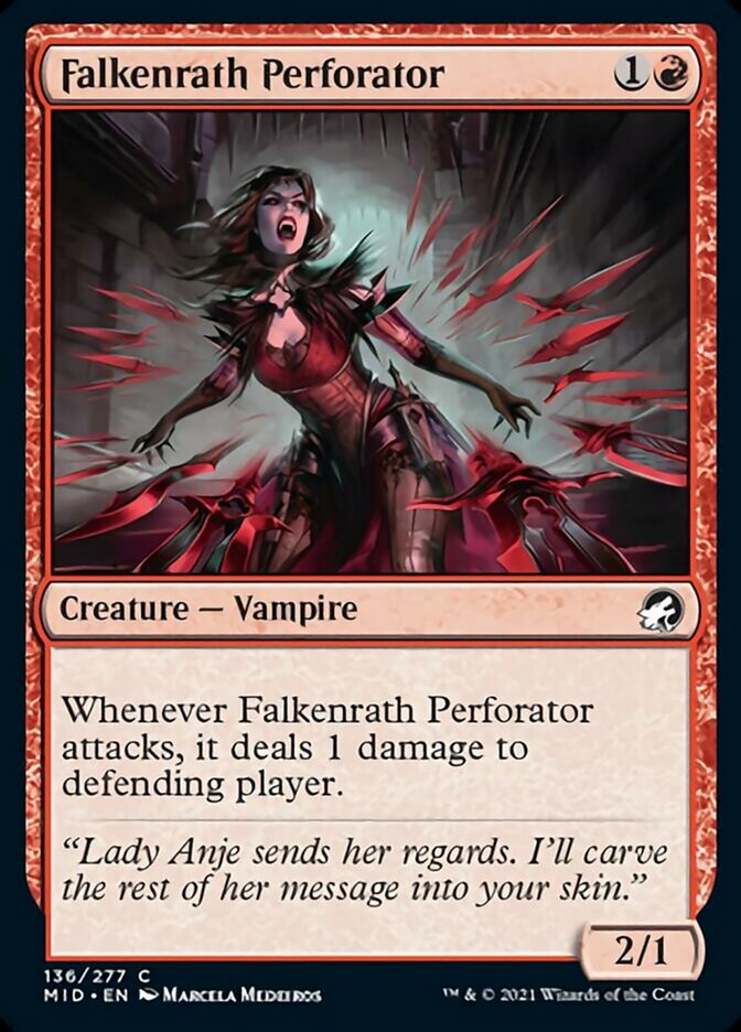 Falkenrath Perforator [Innistrad: Midnight Hunt] - Destination Retro