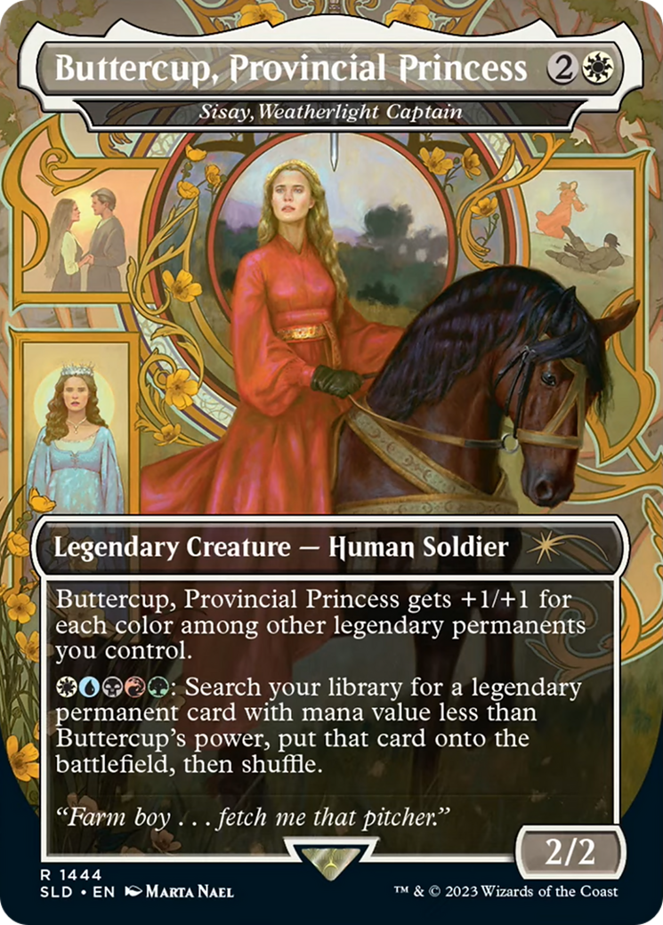 Buttercup, Provincial Princess - Sisay, Weatherlight Captain [Secret Lair Drop Series] - Destination Retro