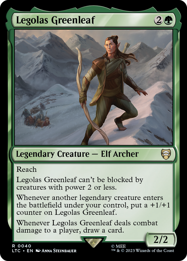Legolas Greenleaf [The Lord of the Rings: Tales of Middle-Earth Commander] - Destination Retro