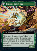 The Dragon-Kami Reborn // Dragon-Kami's Egg (Extended Art) [Kamigawa: Neon Dynasty] - Destination Retro