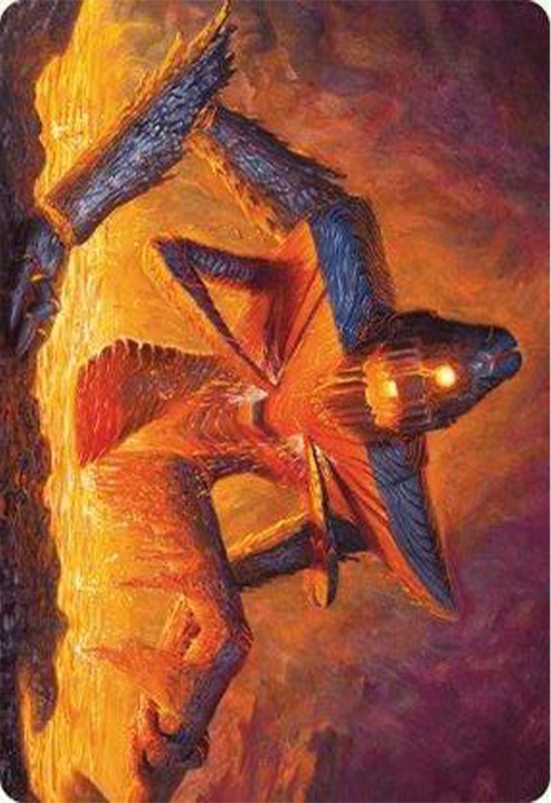 Molten Gatekeeper Art Card [Modern Horizons 3 Art Series] - Destination Retro