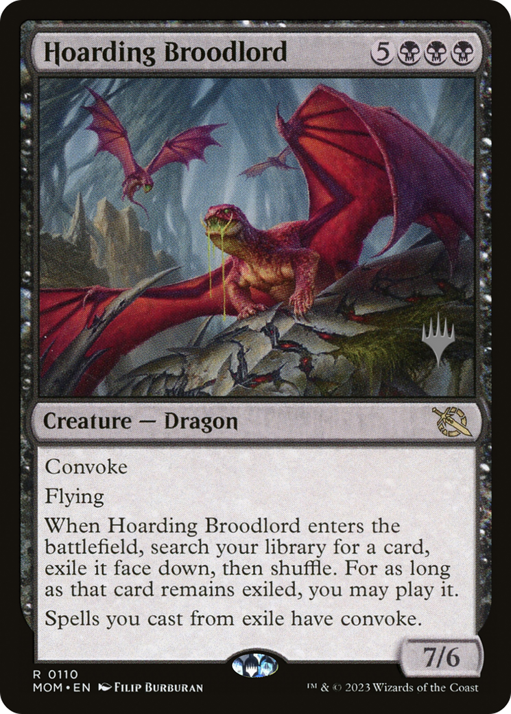 Hoarding Broodlord (Promo Pack) [March of the Machine Promos] - Destination Retro