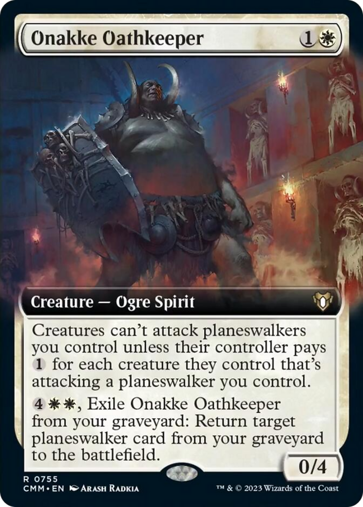 Onakke Oathkeeper (Extended Art) [Commander Masters] - Destination Retro