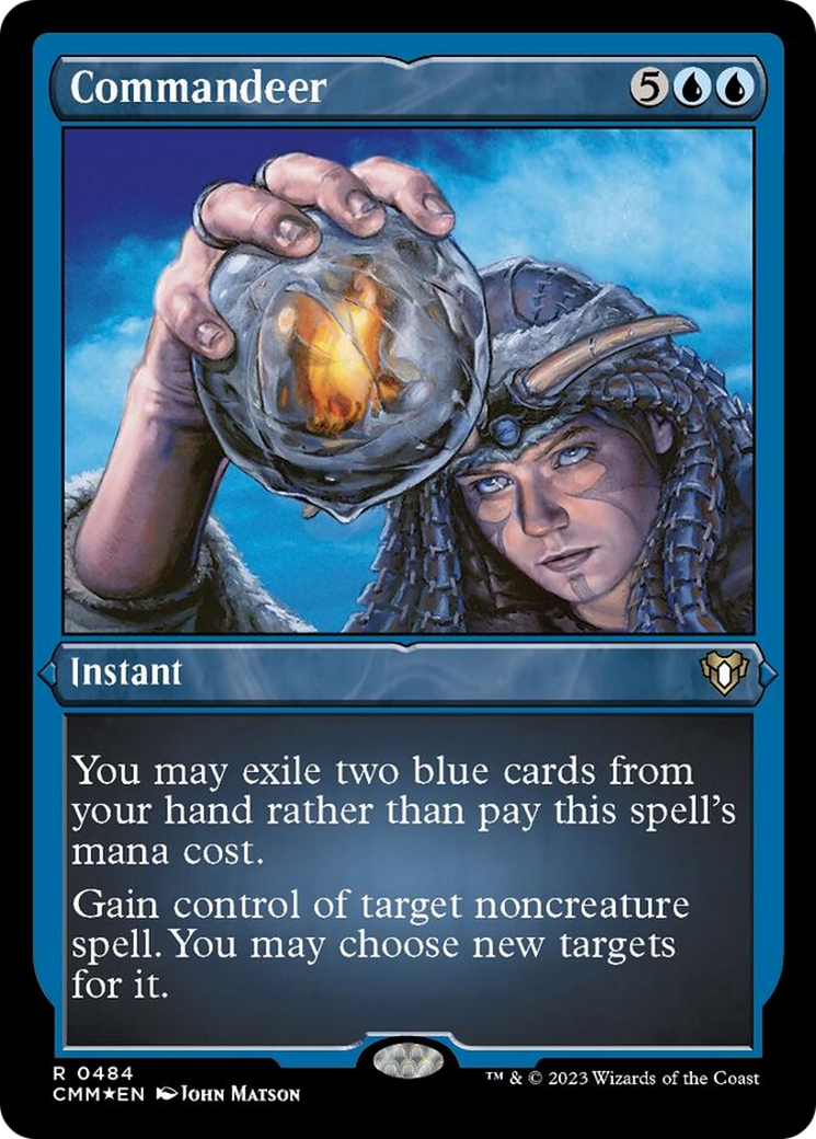 Commandeer (Foil Etched) [Commander Masters] - Destination Retro
