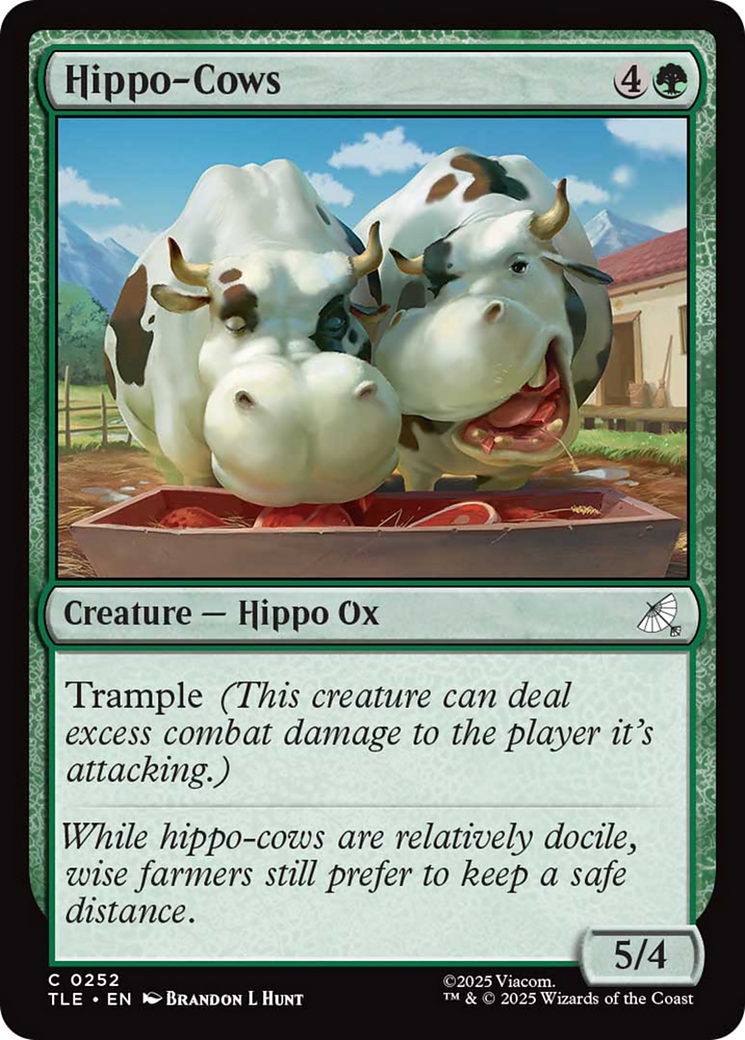 Hippo-Cows [Avatar: The Last Airbender: Eternal-Legal] - Destination Retro