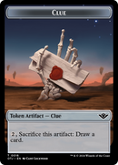 Treasure // Clue Double-Sided Token [Outlaws of Thunder Junction Tokens] - Destination Retro