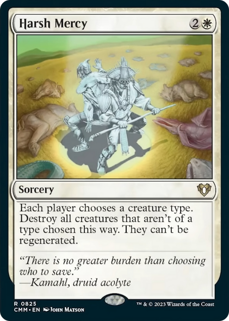 Harsh Mercy [Commander Masters] - Destination Retro