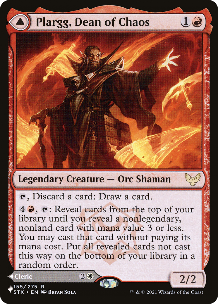 Plargg, Dean of Chaos // Augusta, Dean of Order [Secret Lair: From Cute to Brute] - Destination Retro