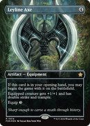 Leyline Axe (Borderless) (Mana Foil) [Foundations] - Destination Retro
