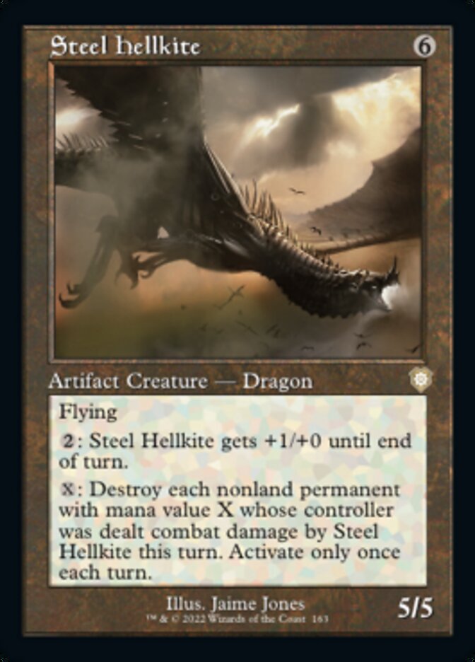 Steel Hellkite (Retro) [The Brothers' War Commander] - Destination Retro