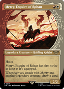 Merry, Esquire of Rohan (Showcase) (Surge Foil) [The Lord of the Rings: Tales of Middle-Earth] - Destination Retro