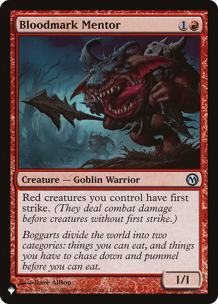 Bloodmark Mentor [The List] - Destination Retro