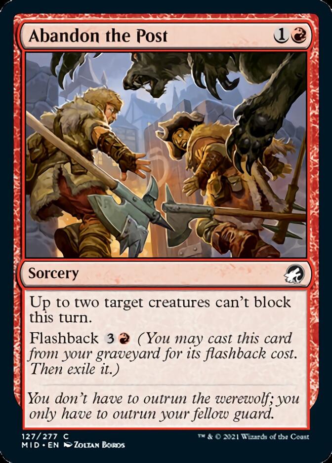 Abandon the Post [Innistrad: Midnight Hunt] - Destination Retro
