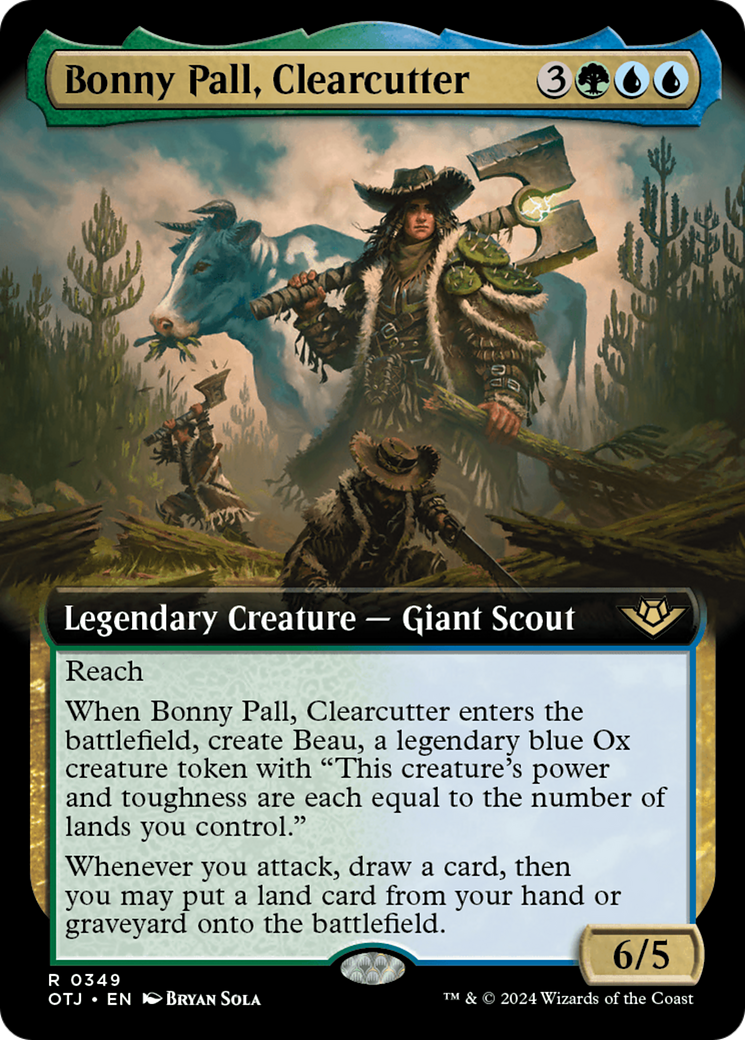 Bonny Pall, Clearcutter (Extended Art) [Outlaws of Thunder Junction] - Destination Retro