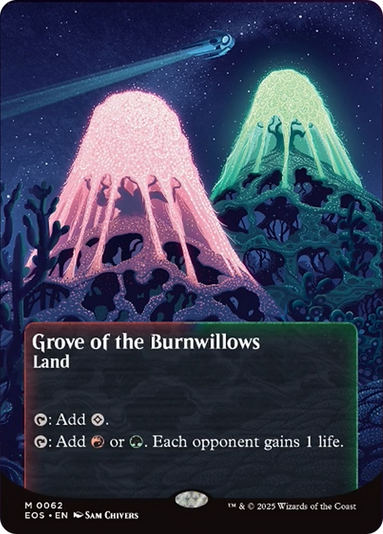 Grove of the Burnwillows (0062) (Borderless) [Edge of Eternities: Stellar Sights] - Destination Retro